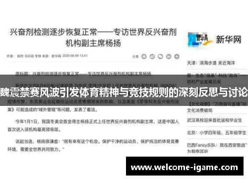 魏震禁赛风波引发体育精神与竞技规则的深刻反思与讨论